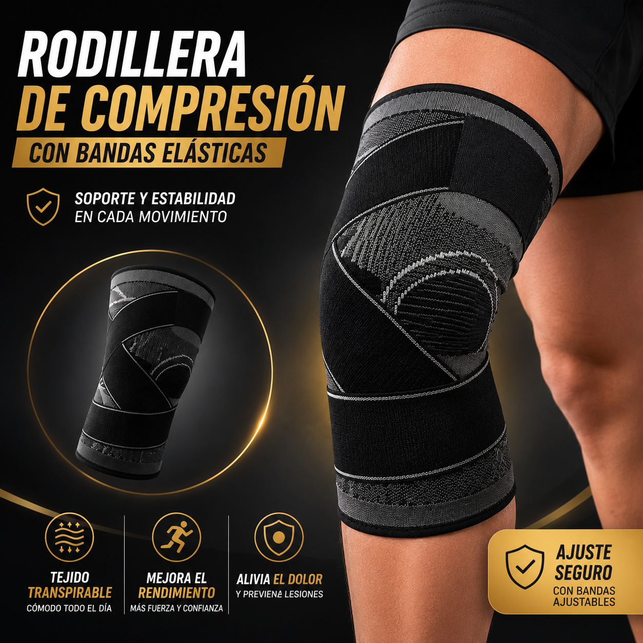 🦵 ¡Vuelve a Caminar, Entrenar y Vivir Sin Que el Dolor de Rodilla Te Detenga!