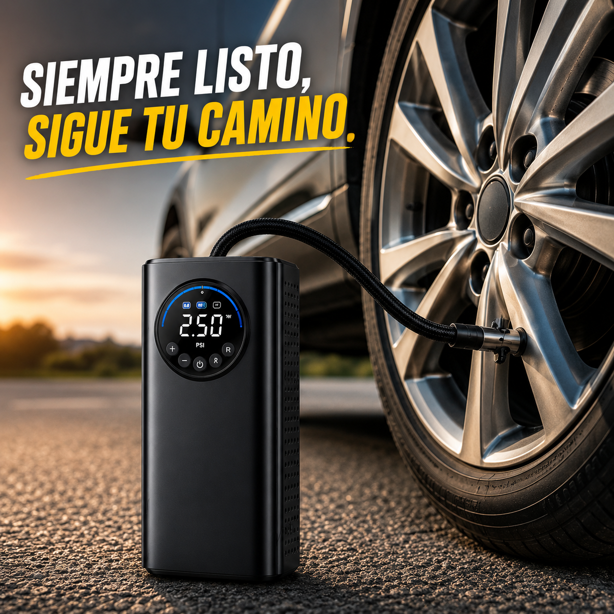 🚗 Nunca Vuelvas A Quedarte Varado Por Una Llanta Baja